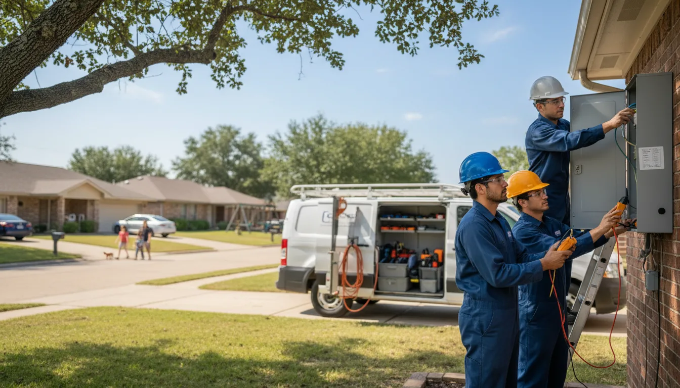 Certified electrician providing emergency electrical services in Millersburg, IA